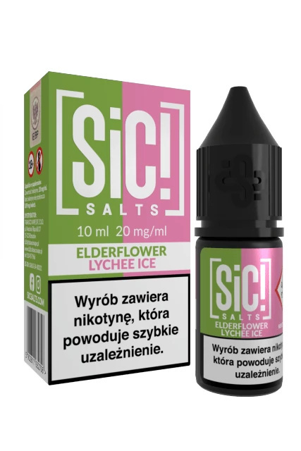 Liquid Sic Salts 10ml Elderflower Lychee 20mg | E-LIQ