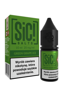 Liquid Sic Salts 10ml Green Grape 20mg