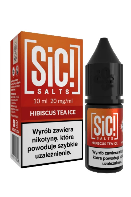 Liquid Sic Salts 10ml Hibiscus Tea Ice 20mg | E-LIQ