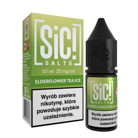 Liquid Sic Salts 10ml Elderflower Tea Ice 20mg | E-LIQ