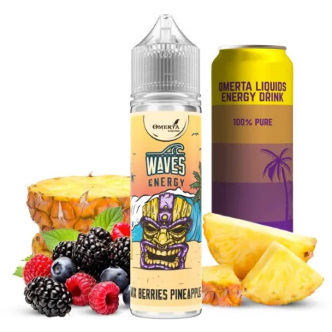 Longfill Omerta 15/60ml Waves Energy Mix Berries Pineapple | E-LIQ