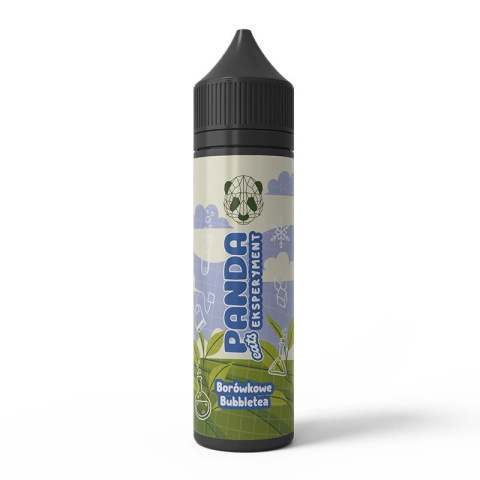 Longfill Panda Eksperyment Herbaty 10/60 ml - Borówkowe Bubble Tea | E-LIQ