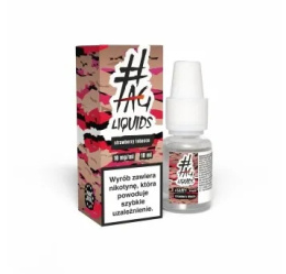 Liquid #TAG 10ml - Strawberry Tobacco 18mg | E-LIQ