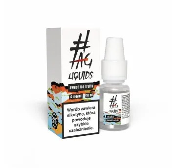 Liquid #TAG 10ml - Sweet Ice Fruits 6mg | E-LIQ