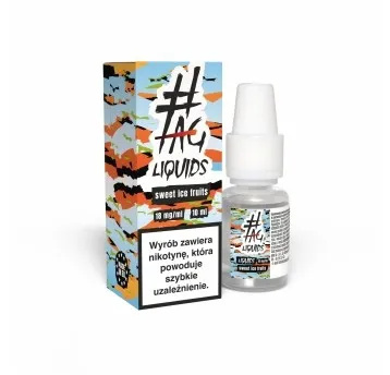 Liquid #TAG 10ml - Sweet Ice Fruits 18mg | E-LIQ