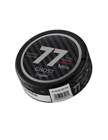 Woreczki nikotynowe 77 Ghost Mini Original Extra Strong | E-LIQ