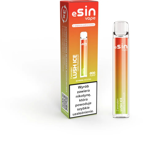 eSIN Vape 800puff 20mg - Lush Ice | E-LIQ