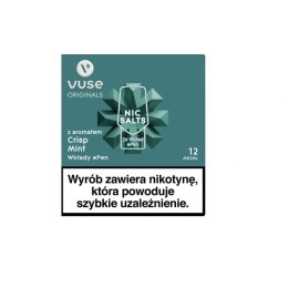Wkłady do Vuse ePen z aromatem: Crisp Mint vPro 12mg/ml
