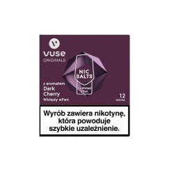 Wkłady do Vuse ePen z aromatem: Dark Cherry vPro 12mg/ml (2 szt.)