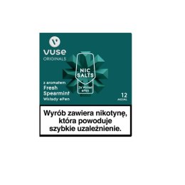 Wkłady do Vuse ePen z aromatem: Fresh Spearmint vPro 12mg/ml (2 szt.)