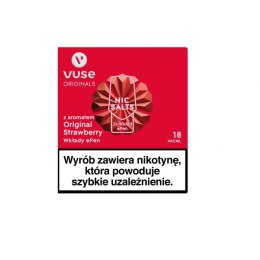 Wkłady do Vuse ePen z aromatem: Original Strawberry vPro 18mg/ml (2 szt.)