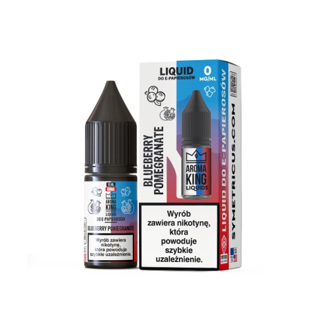 Liquid Aroma King Salt 20 mg 10 ml - Blueberry Pomegranate | E-LIQ