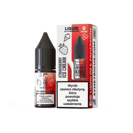 Liquid Aroma King Salt 20 mg 10 ml - Strawberry Ice Cream