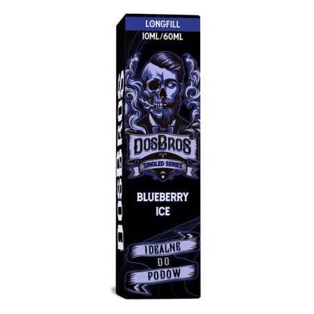 Longfill DosBros Singled Series 10/60ml - Blueberry Ice | E-LIQ