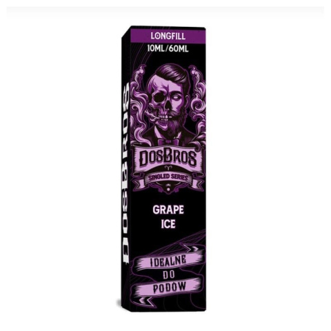 Longfill DosBros Singled Series 10/60ml - Grape Ice | E-LIQ