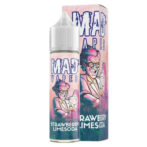 Longfill MAD VAPES 10/60ml - Strawberry Lime Soda | E-LIQ