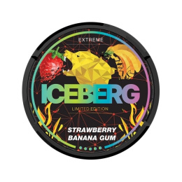 Woreczki Nikotynowe ICEBERG - Strawberry Banana Gum Extreme 50mg