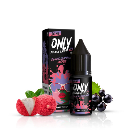 Liquid Only Double Salt 10ml - Black Currant Lychee 20mg | E-LIQ