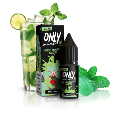 Liquid Only Double Salt 10ml - Fresh Menthol Mojito 20mg | E-LIQ