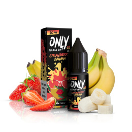 Liquid Only Double Salt 10ml - Strawberry Banana 20mg | E-LIQ