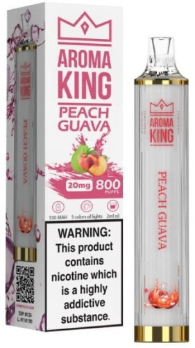 Aroma King Disco 800 20mg - Peach Guava