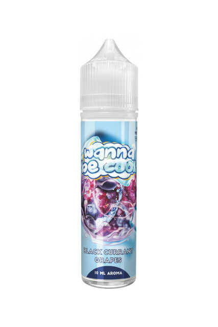 LONGFILL WANNA BE COOL 10/60ml - BLACK CURRANT & GRAPES