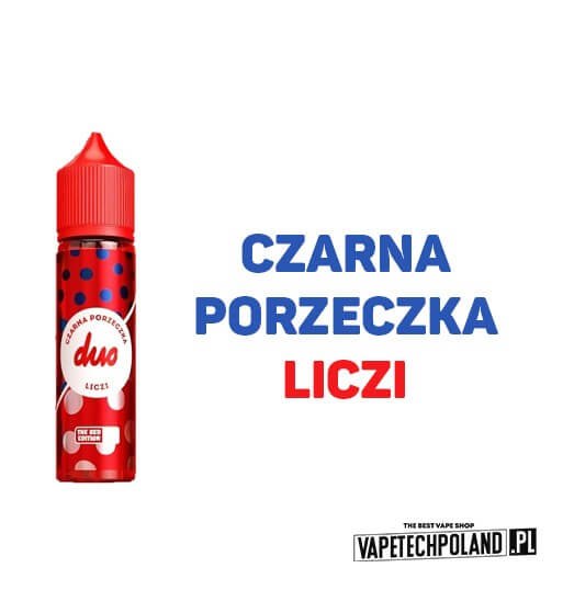 Longfill DUO RED 20/60ml - Czarna Porzeczka & Liczi