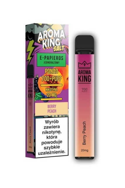 Jednorazowy E-Papieros Aroma King Berry Peach 20mg - Bomami