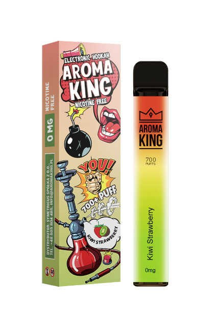 Jednorazowy E-Papieros Aroma King Kiwi Strawberry 0mg - Bomami