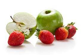 Jabłka i truskawki zdjęcie stock. Obraz złożonej z greenbacks - 28413138