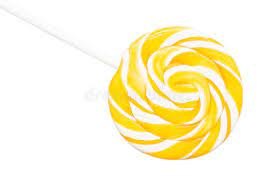 Słodki Kolor żółty Spirali Lizak Obraz Stock - Obraz złożonej z słodycze, tło: 35831529