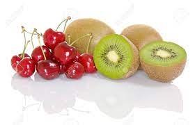 Cherries And Kiwi Fruit Stock Photo, Picture And Royalty Free Image. Image 5422842.