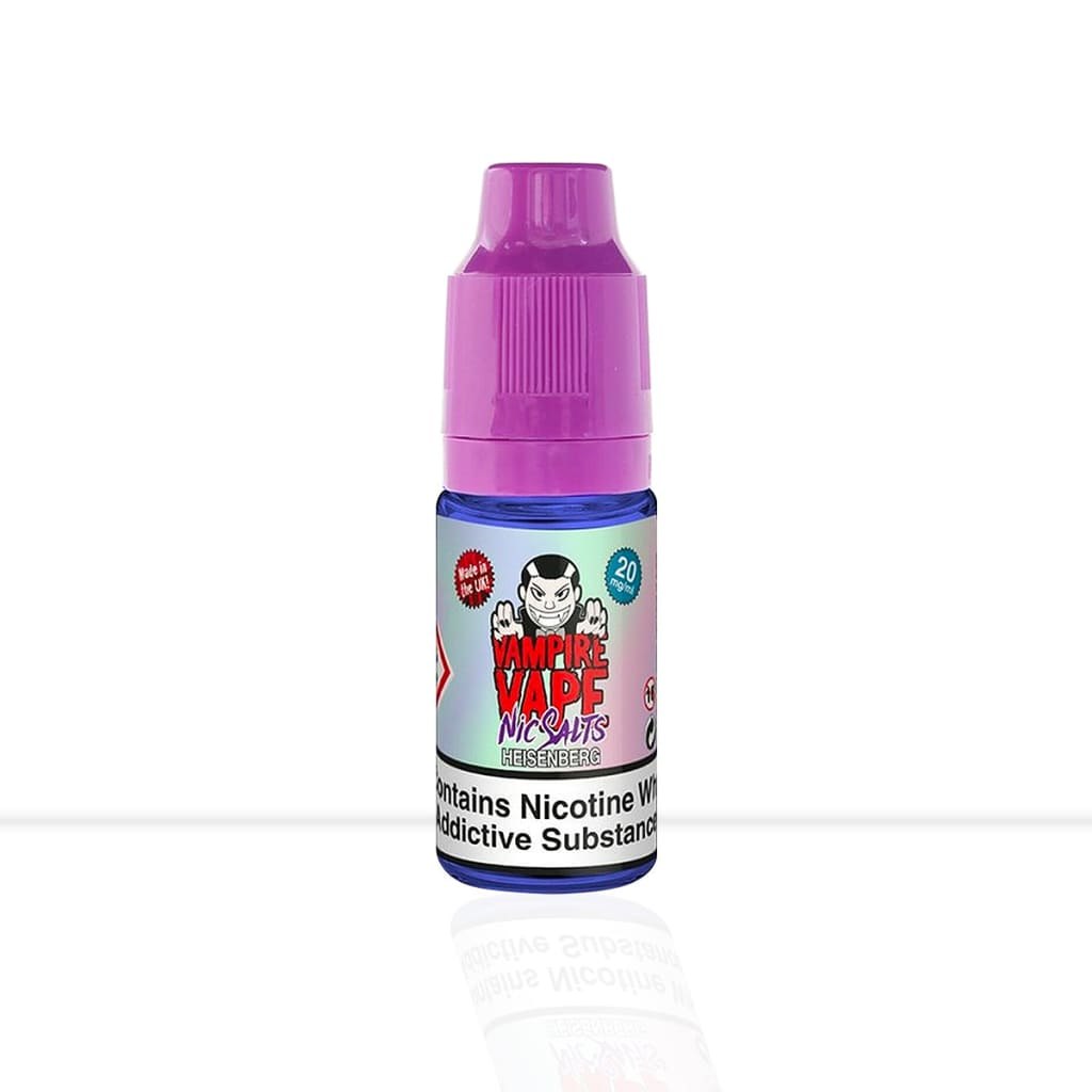 Heisenberg Nic Salt E-Liquid Vampire Vape | 6 For £20 | Free Shipping - myCigara
